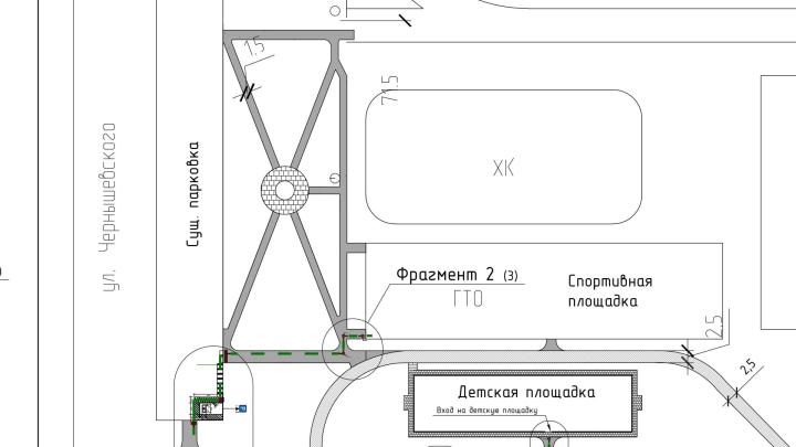 Схема расположения тактильных инвалидов (ТНУ)