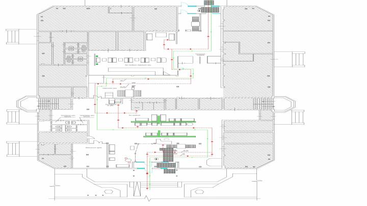План первого этажа