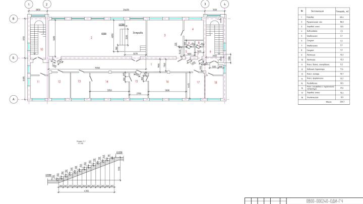 План помещения до адаптации
