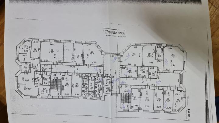 Схема второго этажа