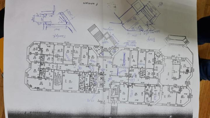 Схема первого этажа