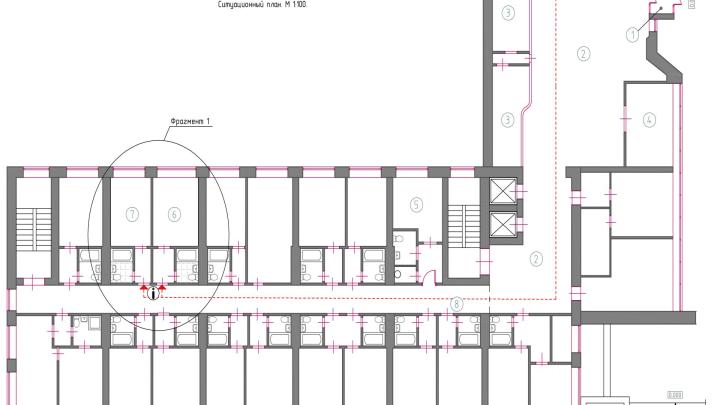 Обмерный план помещения