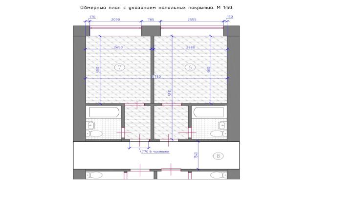 Указание напольных покрытий
