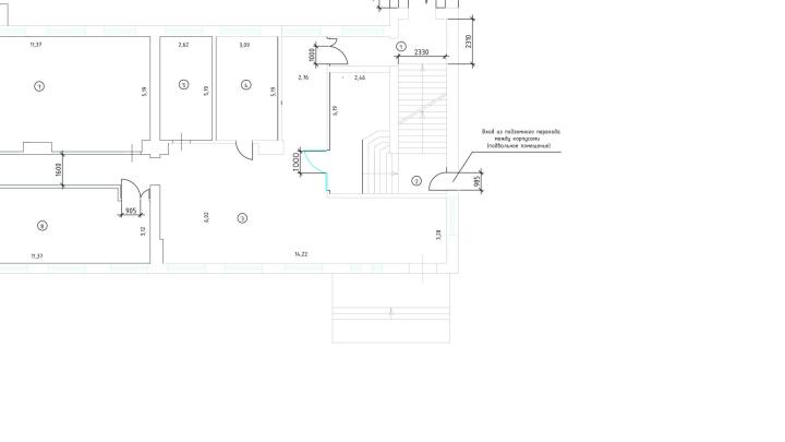 План 1-го этажа