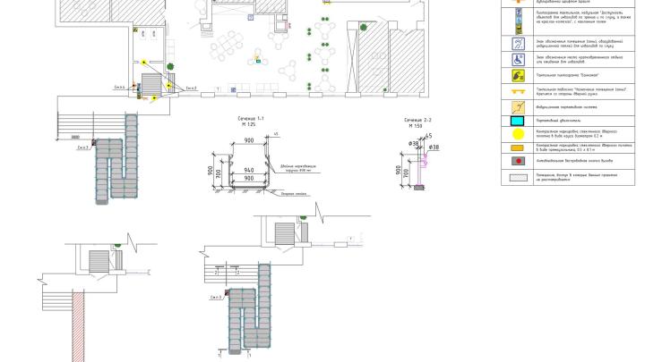 План с условными обозначениями