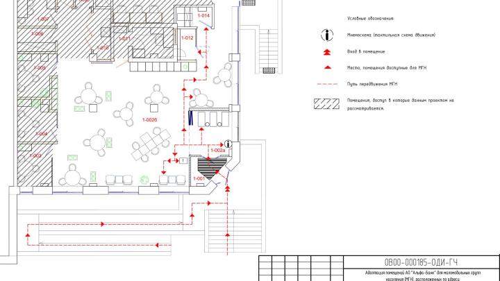 План схема Банка