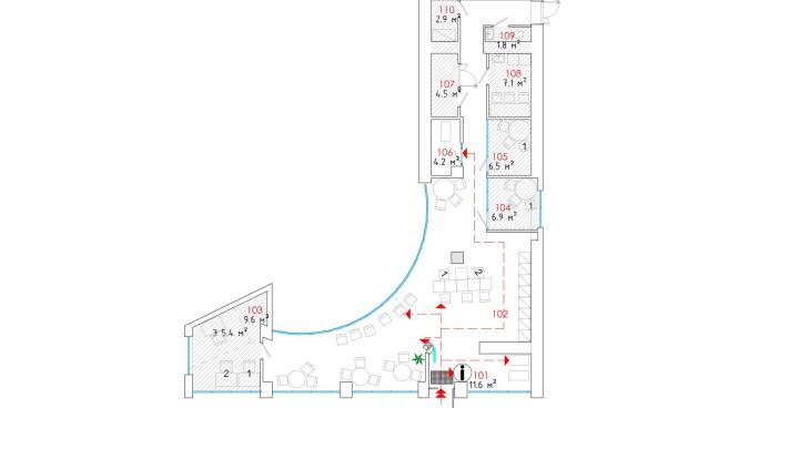 План схема помещений Банка
