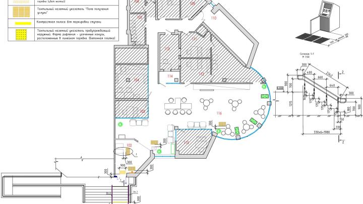 План схема путей движения МГН