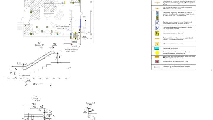 План-схема с обозначениями