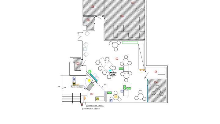 План-схема движение МГН