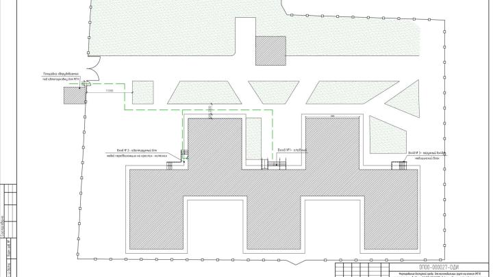 Территория здания ЦСПСиД до адаптации для инвалидов и МГН
