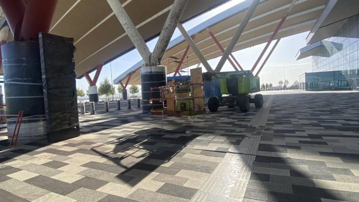 Территория аэропорта