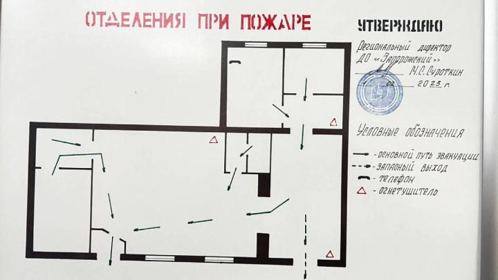 Схема эвакуации