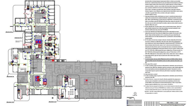 План-схема первого этажа центра