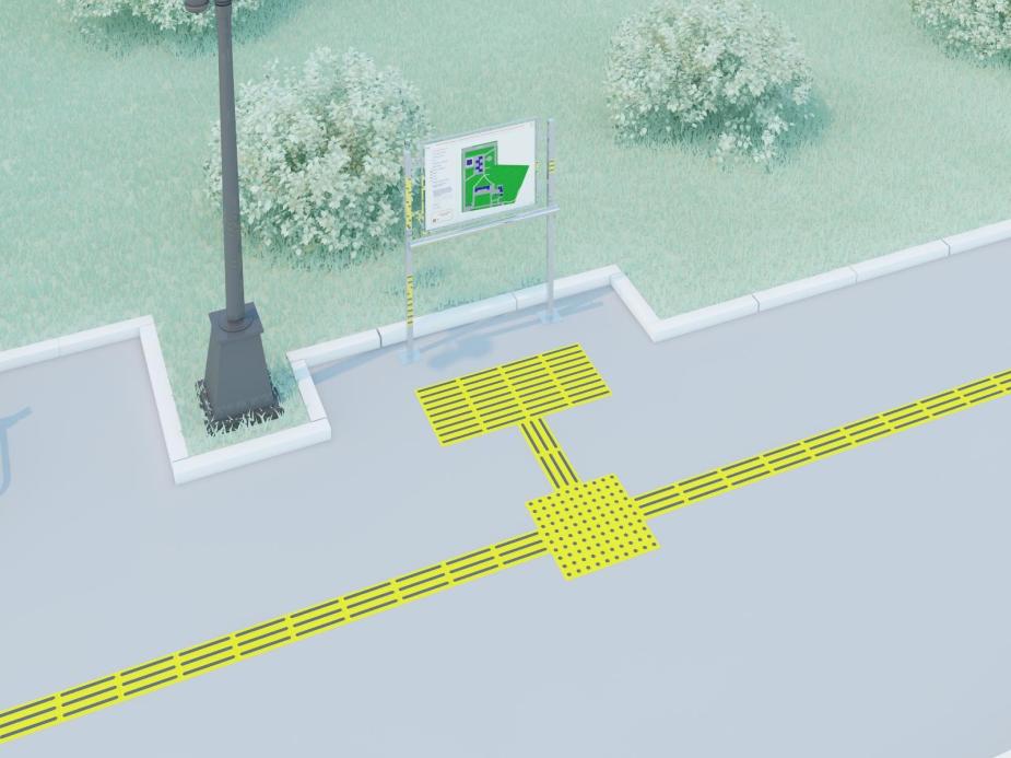 Мнемосхемы необходимы для информирования об особенностях парковой зоны