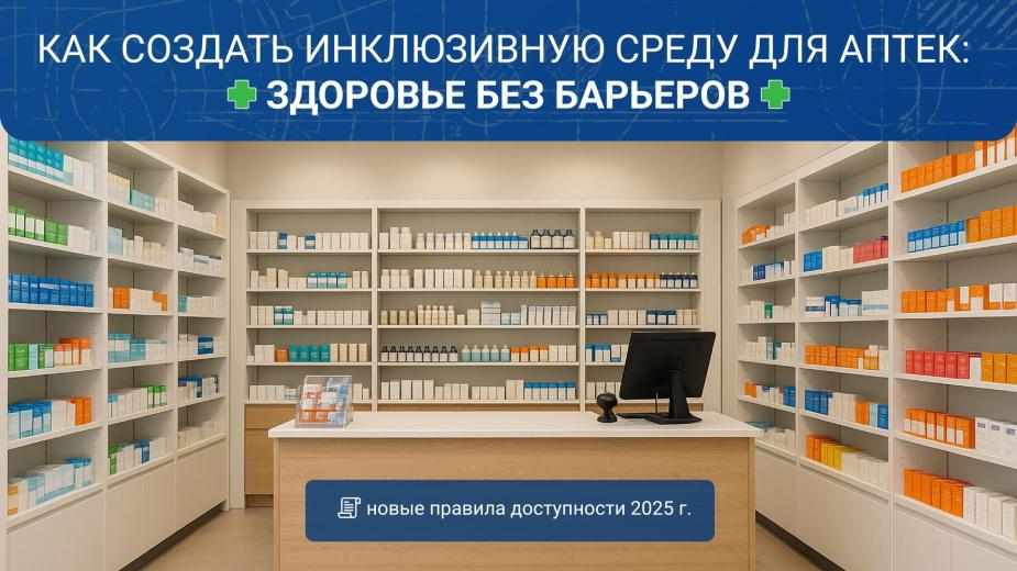 Аптеки относятся к категории организаций, которые обязательно должны быть адаптированы