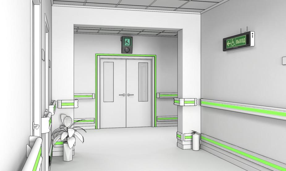 Цветографические полосы наносятся в зонах, удобных для зрительного восприятия