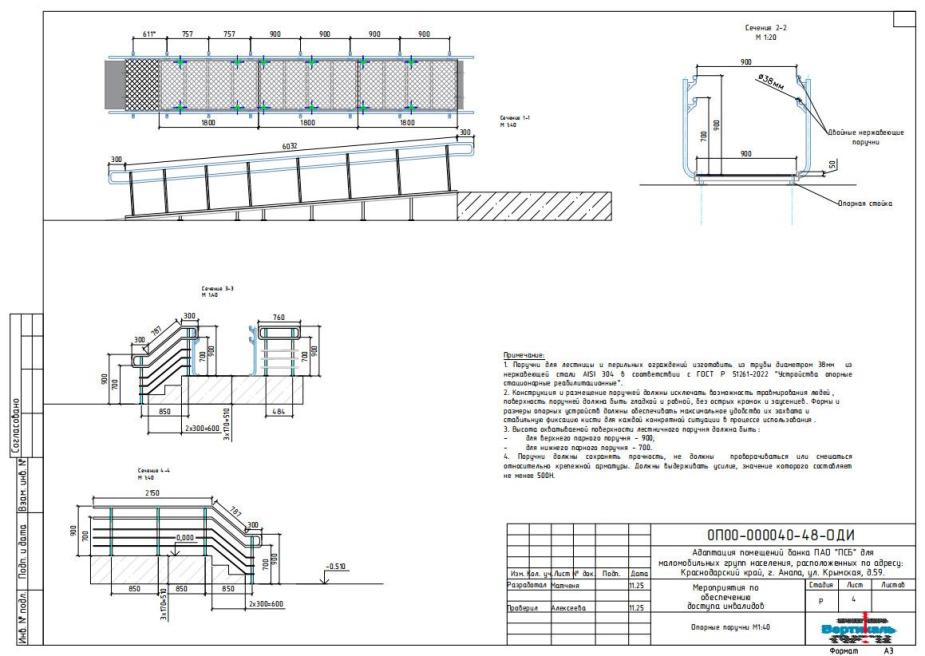Пандус-конструктор обеспечивает беспрепятственный въезд инвалидам-колясочникам