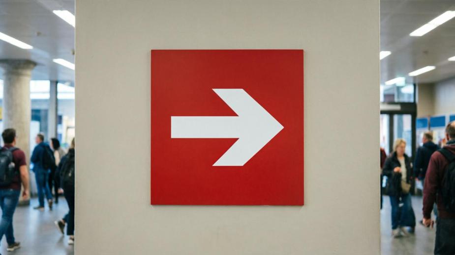 Знаки пожарной безопасности на путях эвакуации должны быть контрастными