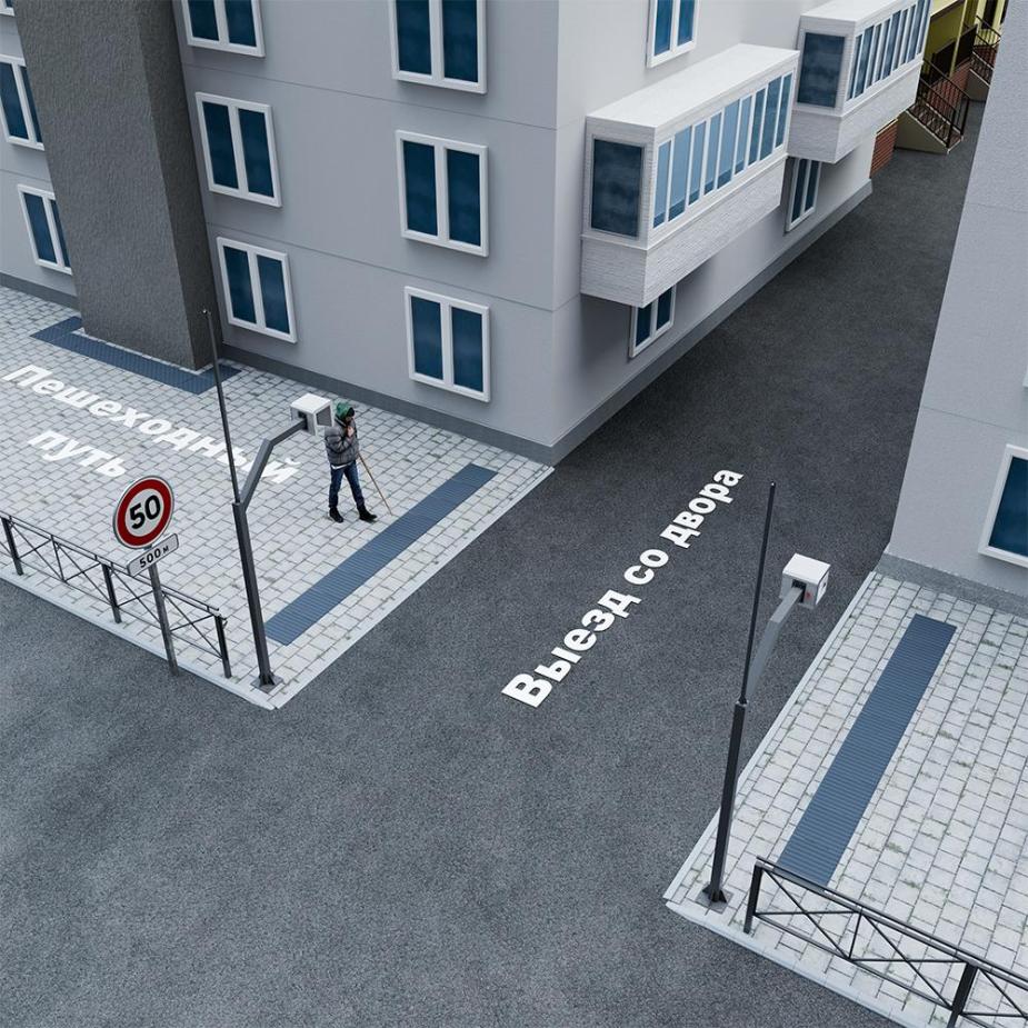 Базовый принцип планировки для МГН – шаговая доступность