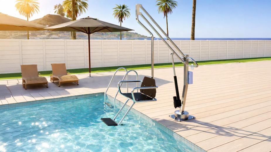 Стационарный подъемник для санаторного бассейна в южной полосе России